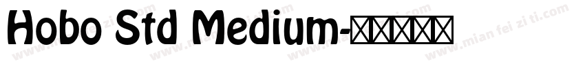 Hobo Std Medium字体转换